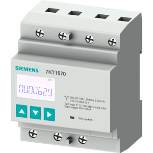 E-Zähler L-L 400 V / L-N 230 V / 80 A Modbus RTU/ASCII + MID 