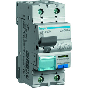 FI-Schalter/Leitungsschutzschalter 1-polig+N 10kA C-16 A 30 mA Typ A 