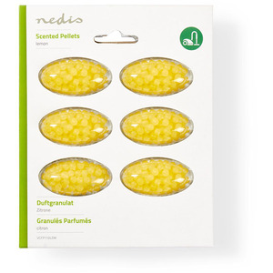 Duftperlen für Staubsauger Zitrone 6 Nachfüllungen gelb 
